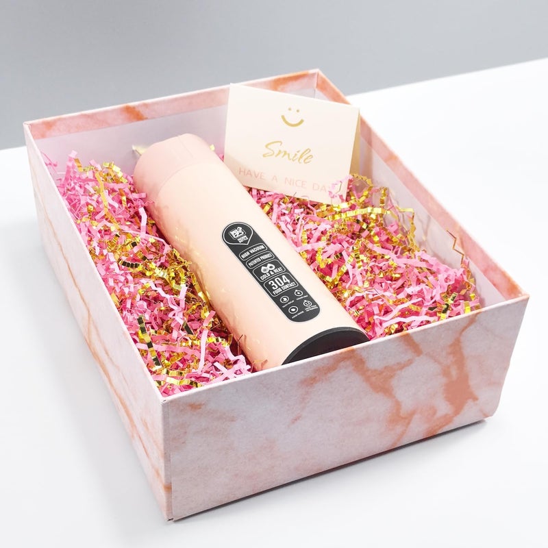 Amsthow Crinkle Paper Filler Gold and Pink Shredded Stuffing 1/2 LB Gift Basket Box Wrap Cut Raffia Grass for Easter Decoration Wedding - Image 3
